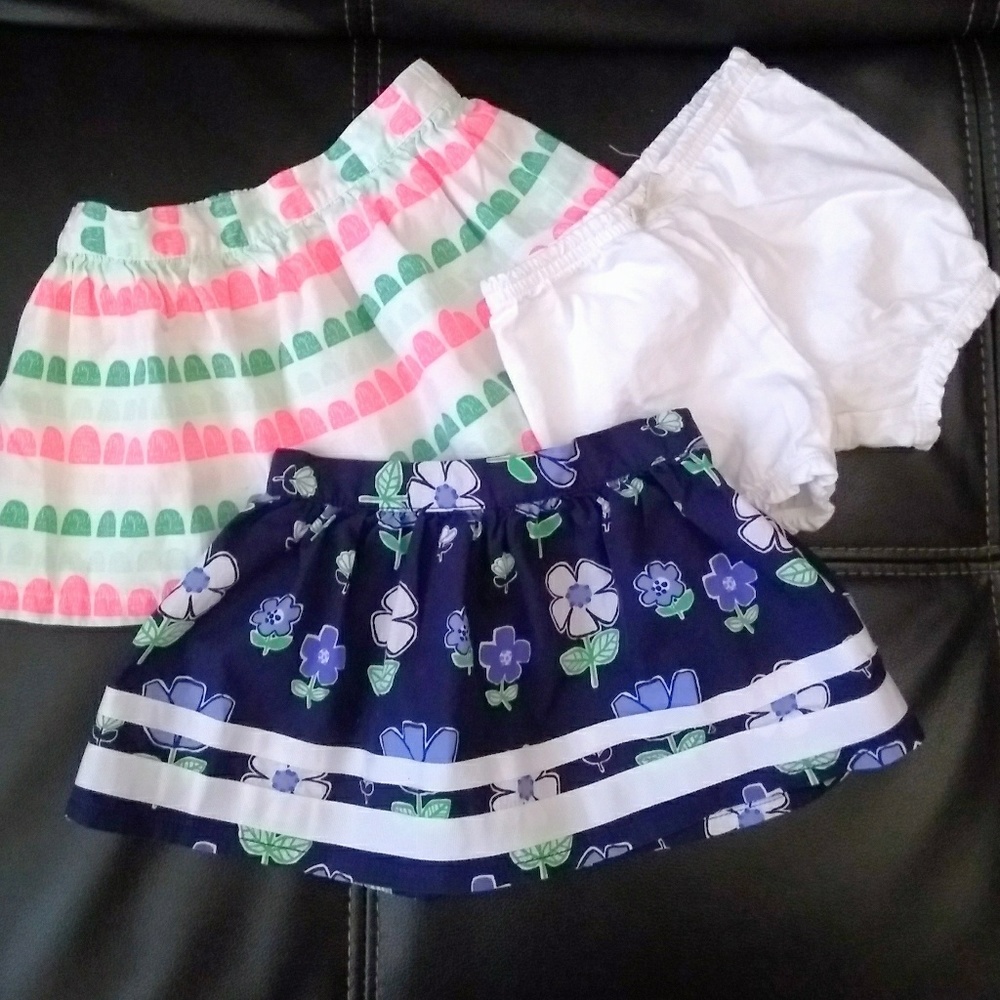 Two Gymboree skirts with bloomers